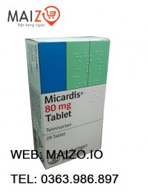 Thuốc huyết áp Micardis 80mg hộp 28 viên