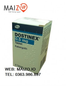 Thuốc Dostinex 0.5mg Pfizer hộp 8 viên