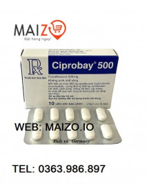Thuốc kháng sinh Ciprobay 500mg