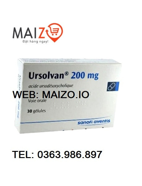 Thuốc Ursolvan 200mg hộp 30 viên