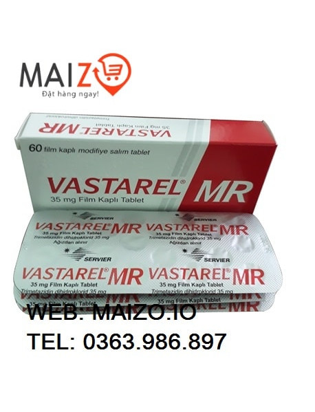 Thuốc Vastarel MR 35mg điều trị đau thắt ngực